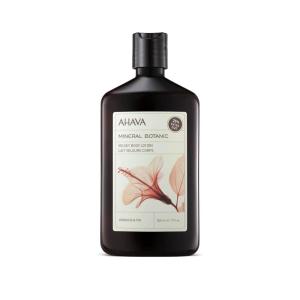 imageAHAVA Dead Sea Mineral Botanic Velvet Body Lotion Hibiscus ampamp FigFruity floral green