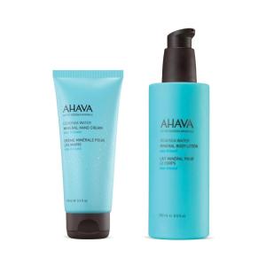 imageAHAVA Dead Sea Mineral Hand Cream and Body Lotion Set SeaKissed