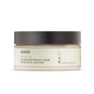 imageAHAVA Dead Sea Salt Softening Butter Salt Scrub  Rich Buttery Body Scrub for Smooth Radiant Skin Energizes Sensation for Body ampamp Mind with exclusive Osmoter Jojoba ampamp Coconut Oil 75 FlOz