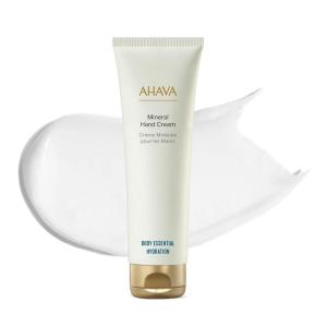 imageAHAVA Dead Sea Water Mineral Hand Cream  Hand Moisturizer For Dry Cracked Hands Light ampamp Fast Absorbing Enriched with Exclusive blend Osmoter Smoothing Witch Hazel ampamp Soothing AllantoinOriginal