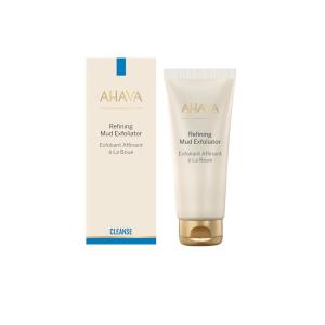 imageAHAVA Time To Clear Facial Mud Exfoliator  Gentle mudbased scrub to purify exfoliate ampamp fresh the skin unveils radiant boosts skincare absorption with Osmoter Vitamin E ampamp Dead Sea Mud 34 FlOz