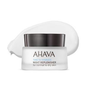 imageAHAVA Time To Hydrate Night Replenisher Normal To Dry Skin  Rich ampamp Velvety Cream for Deep Hydration Fight Overnight Dehydration ampamp Reinforce Skin Barrier with Osmoter Jojoba ampamp Vitamin E 17 FlOz